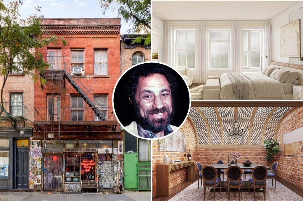 History of New York, home of 60s counterculture rebels is asking $6.6 million