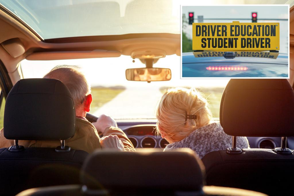 The expert suggests 50-year-olds refresh their driving lessons